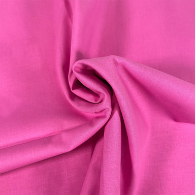 Premium Organic Cotton Solid Fabric, Bright Pink from Jaycotts Sewing Supplies