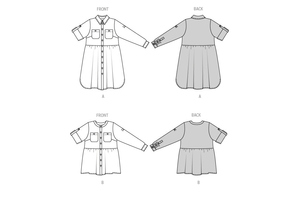Burda Style 5841 Dress and Tunic Pattern from Jaycotts Sewing Supplies