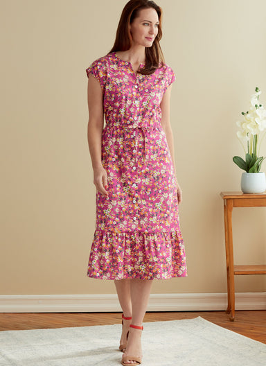 Butterick sewing pattern 6758 Misses' & Misses' Petite Dress from Jaycotts Sewing Supplies