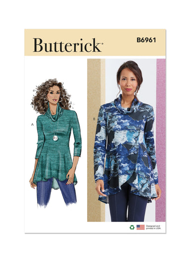 Butterick sewing pattern 6961 Knit Tops from Jaycotts Sewing Supplies