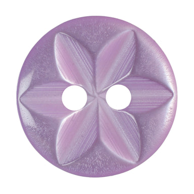 Basic buttons, Lilac star shape indent from Jaycotts Sewing Supplies