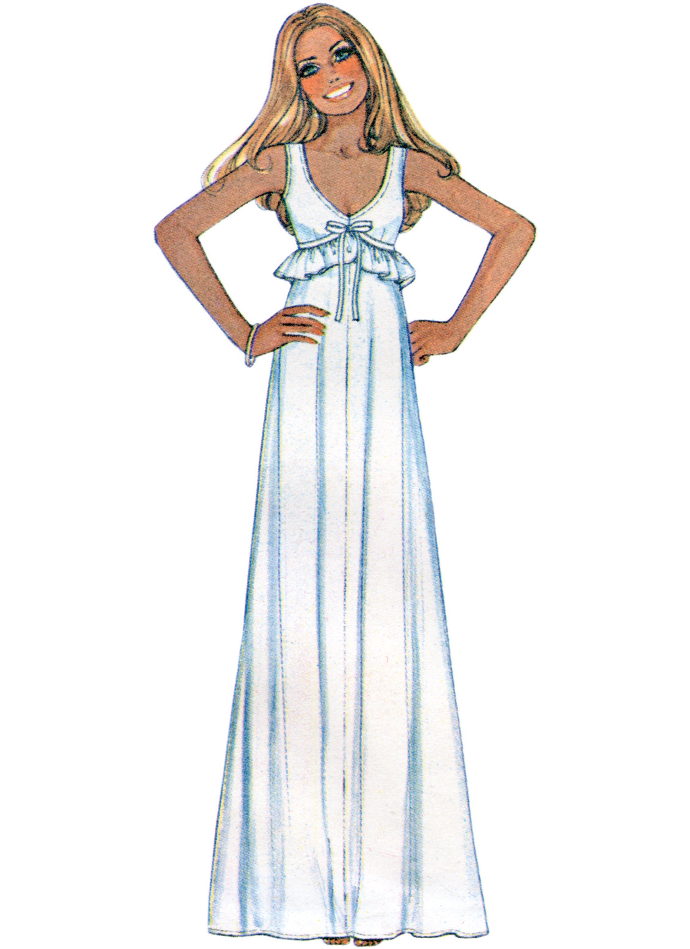 McCall's sewing pattern M8430 Misses' Robe and Nightgown from Jaycotts Sewing Supplies