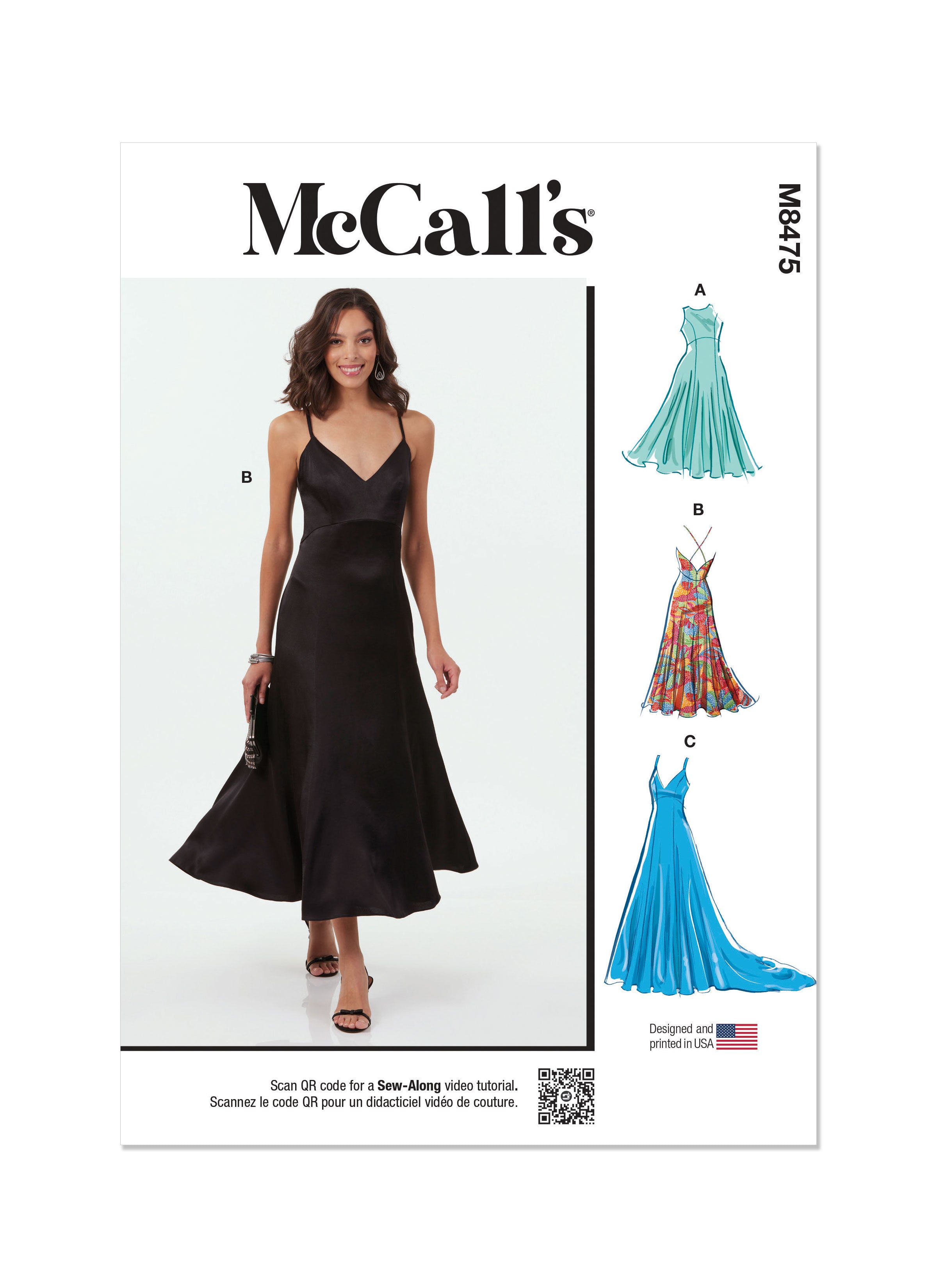 McCall's Sewing Pattern 8475 Misses' and Women's Dresses from Jaycotts Sewing Supplies