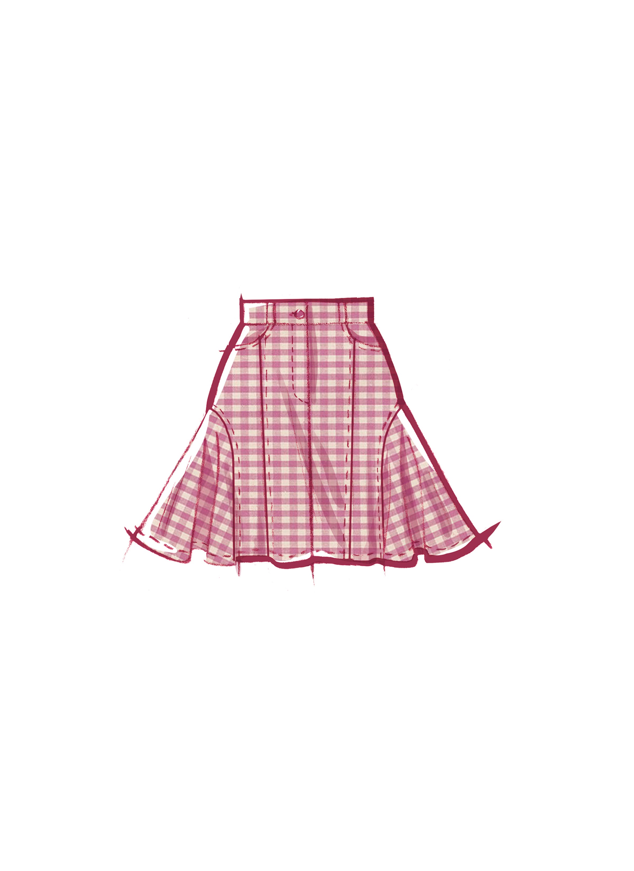 McCall's Sewing Pattern 8480 Misses' Skirt in Three Lengths from Jaycotts Sewing Supplies