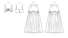 Know Me sewing pattern KM2073 Crop Top and Skirt by Alisha Grace from Jaycotts Sewing Supplies