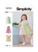 Simplicity 9760 sewing pattern Toddlers' Dress with Sleeve Variations from Jaycotts Sewing Supplies