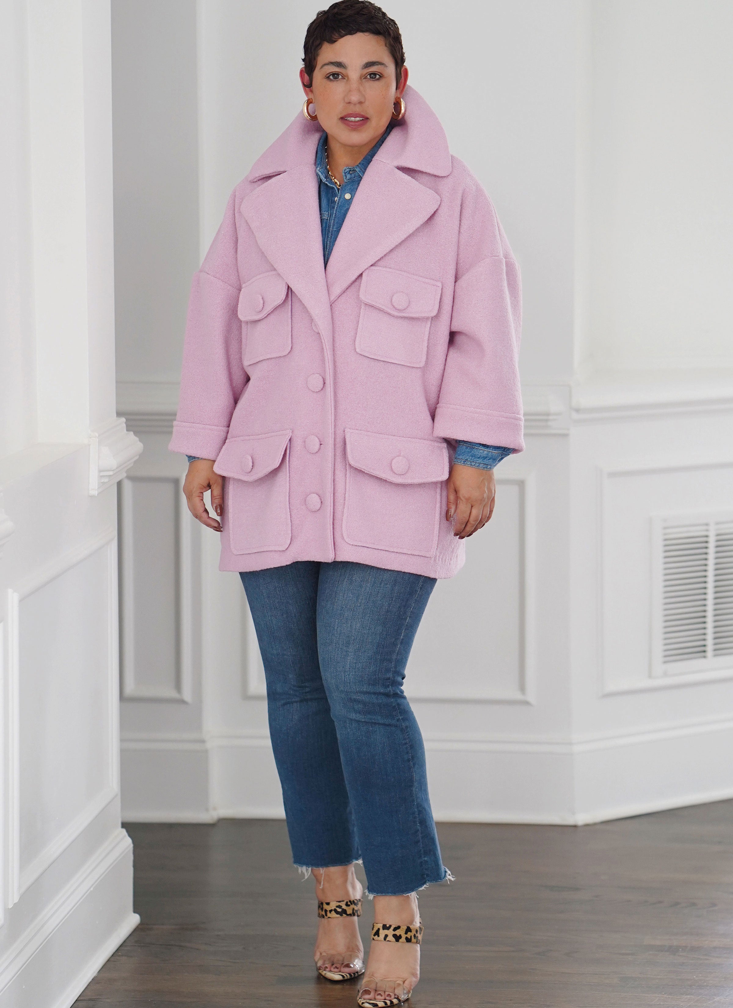Simplicity sewing pattern 9824 Misses' Coat in Two Lengths by Mimi G Style from Jaycotts Sewing Supplies
