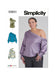 Simplicity Sewing Pattern 9851 Misses' and Women's Tops from Jaycotts Sewing Supplies
