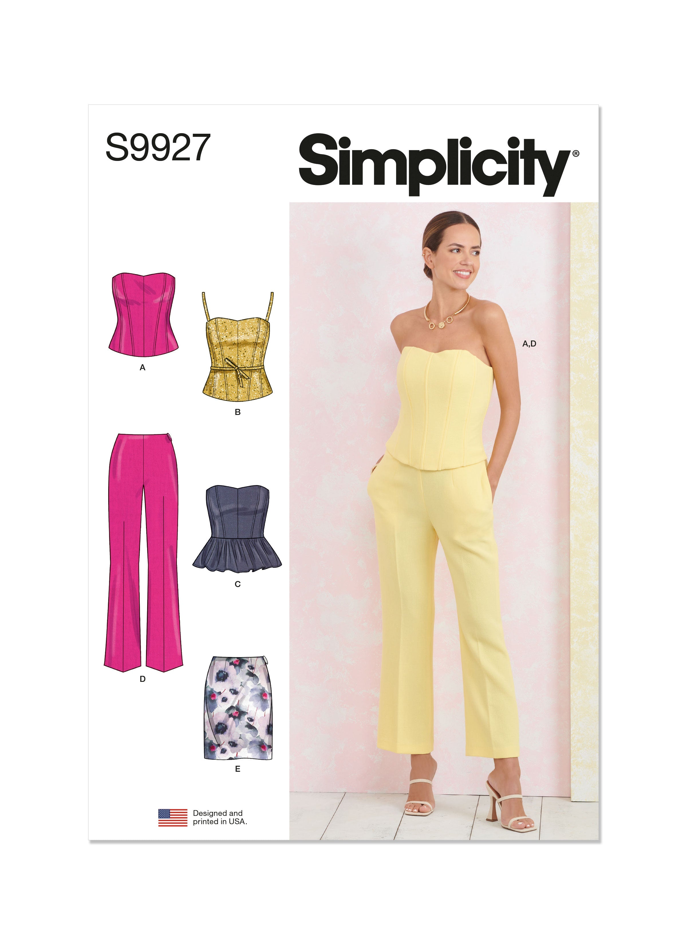 Simplicity Sewing Pattern 9927 Misses' Corsets, Pants and Skirt from Jaycotts Sewing Supplies