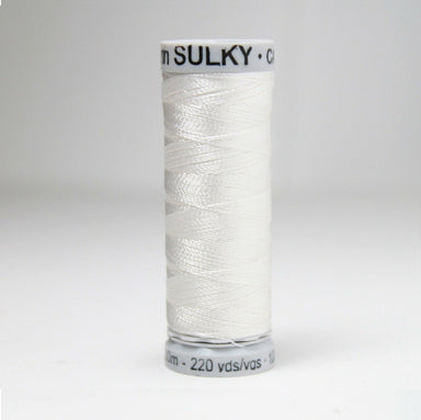 Sulky Rayon 40 Embroidery Thread 1002 Off White from Jaycotts Sewing Supplies