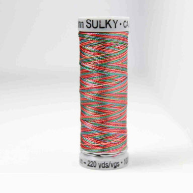 Sulky Rayon 40 Embroidery Thread 2241 Vari Reds & Blues from Jaycotts Sewing Supplies