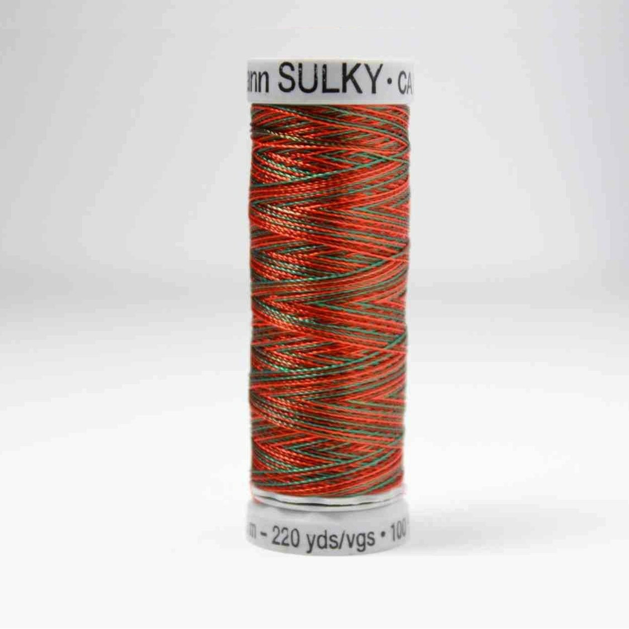 Sulky Rayon 40 Embroidery Thread 2244 Coral / Brown / Teal from Jaycotts Sewing Supplies