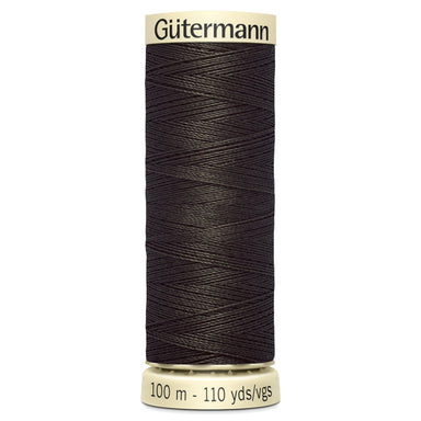 Gutermann Sew All Thread colour 671 Dark Brown from Jaycotts Sewing Supplies