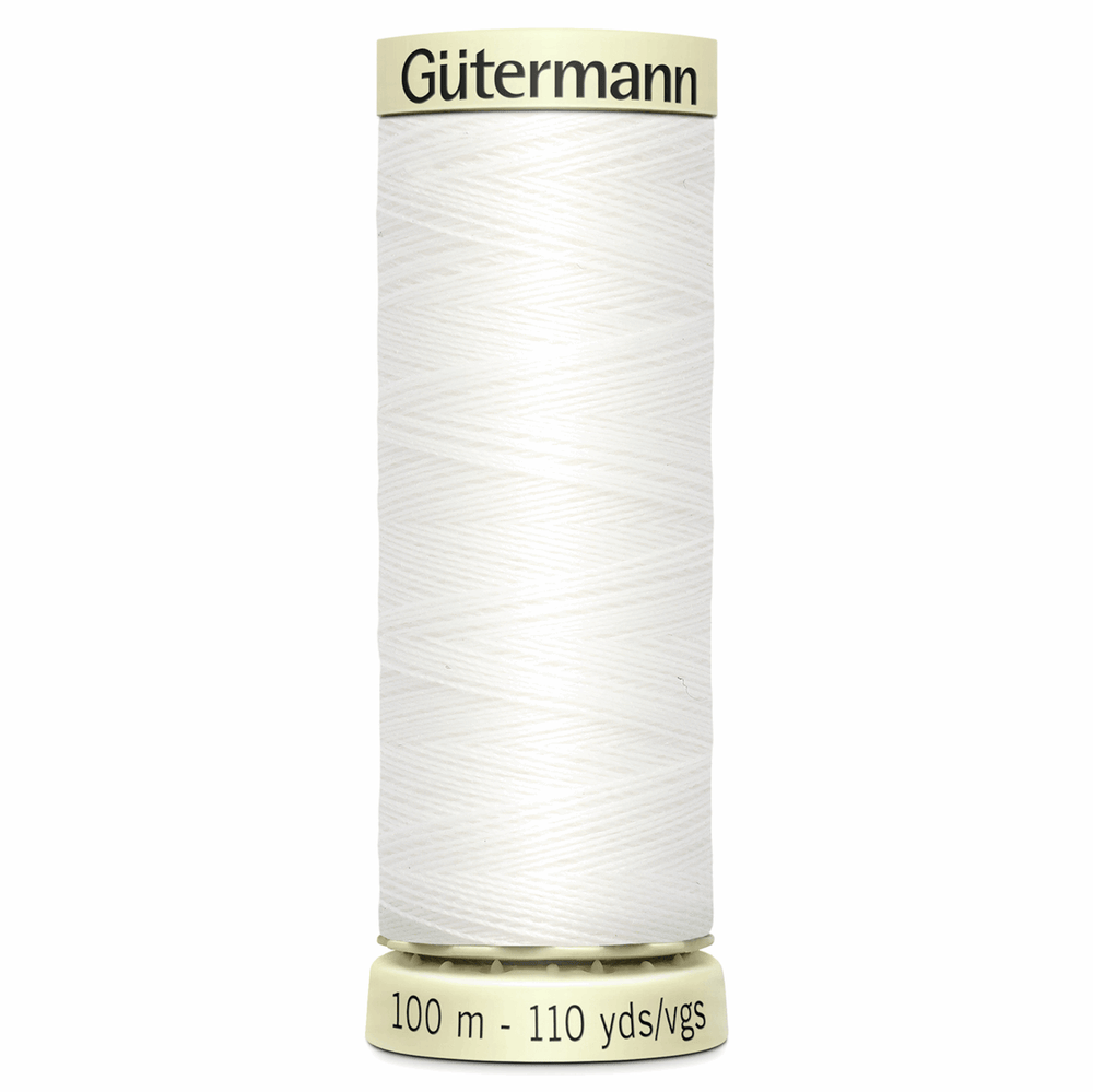 Gutermann Sew-All Sewing Thread, 800 White from Jaycotts Sewing Supplies