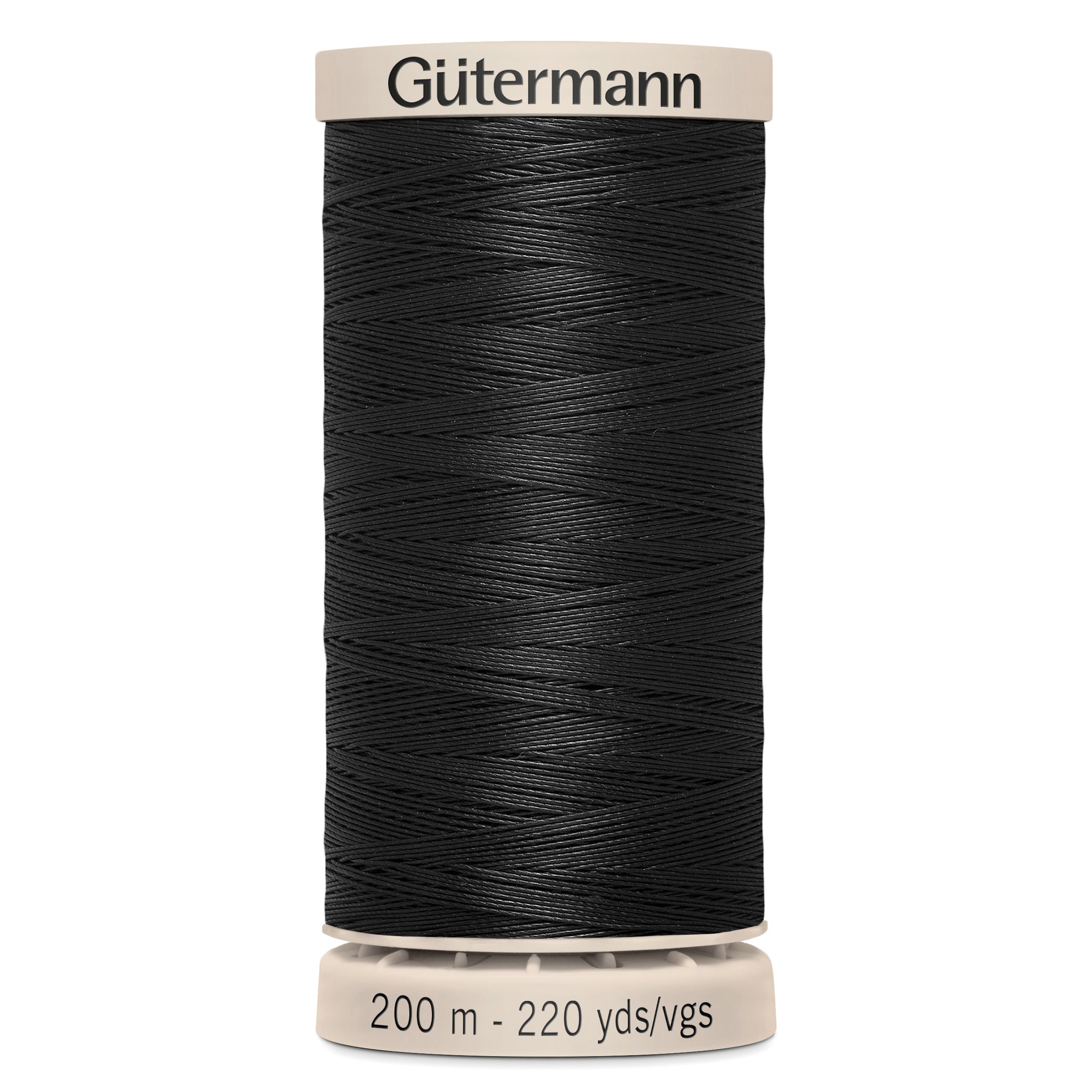 Gutermann Hand Quilting Cotton - 5201 Black from Jaycotts Sewing Supplies