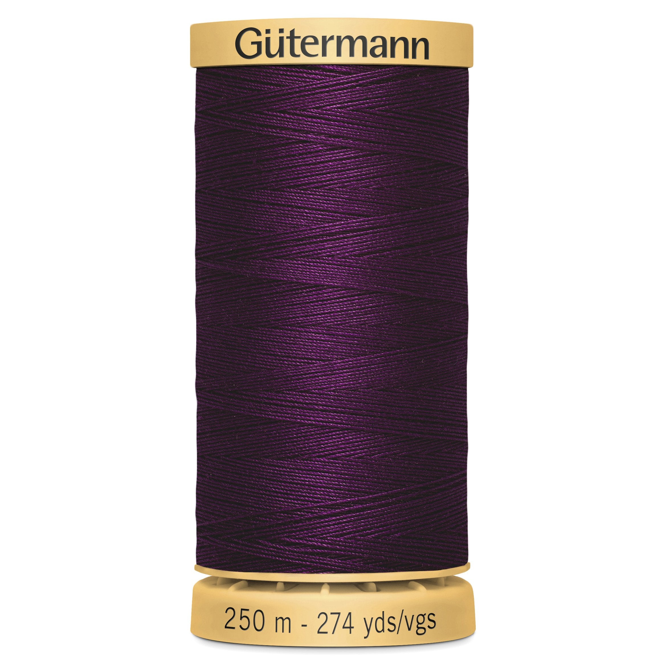 Gutermann Natural Cotton, 3832 Deep Damson from Jaycotts Sewing Supplies