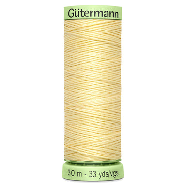 Gutermann TopStitch Thread 325 | pale yellow from Jaycotts Sewing Supplies