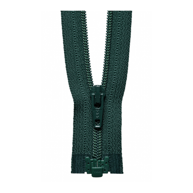 YKK Lightweight Open End Zip | Bottle Green from Jaycotts Sewing Supplies