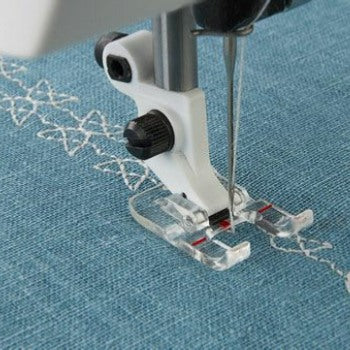 Husqvarna Viking Clear open toe foot from Jaycotts Sewing Supplies