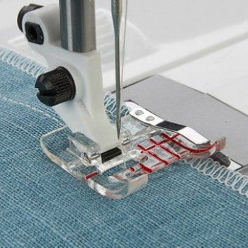 Husqvarna Viking Clear Seam Guide Foot from Jaycotts Sewing Supplies