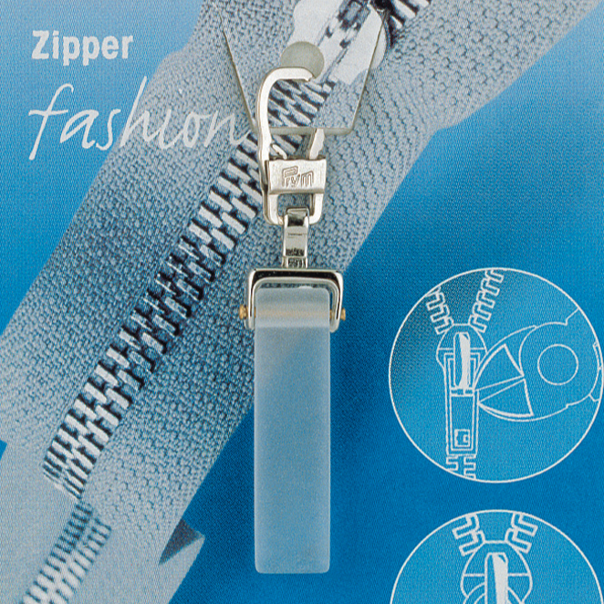 Zip Puller: Matt-Transparent Plastic from Jaycotts Sewing Supplies
