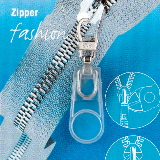 Zip Puller: Rubber Curve Tab from Jaycotts Sewing Supplies