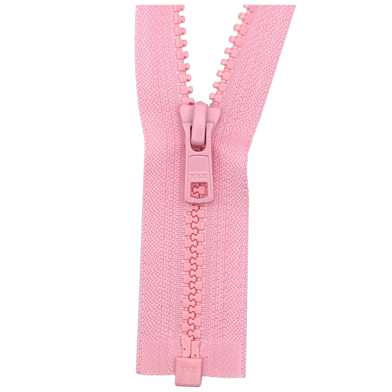 YKK Open End Zip - Medium Plastic | colour 513 Pink from Jaycotts Sewing Supplies