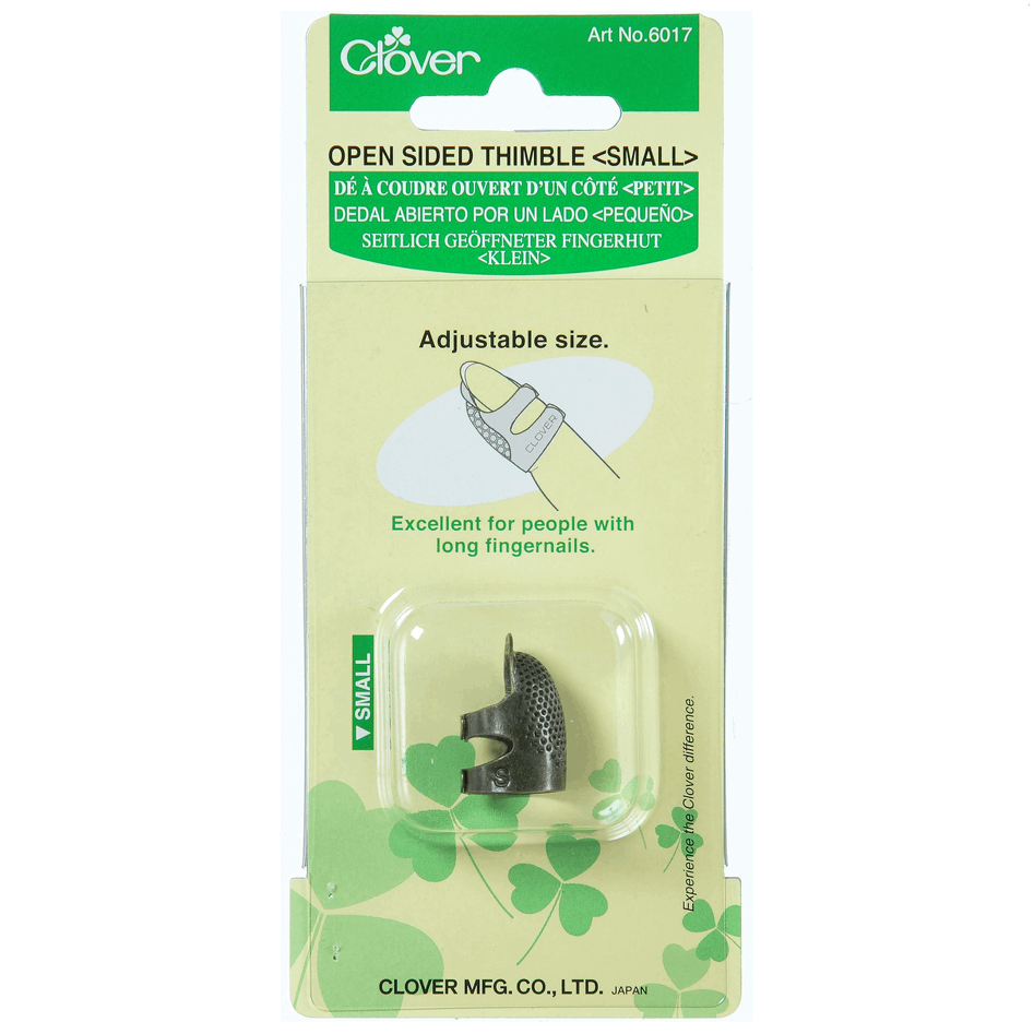 CL6017 Clover Open Sided Thimble (Adjustable) from Jaycotts Sewing Supplies