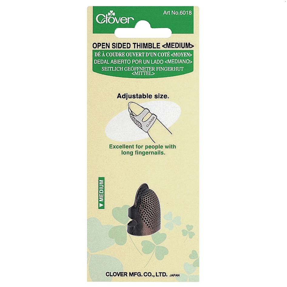 Clover Open Sided Thimble (Adjustable) from Jaycotts Sewing Supplies