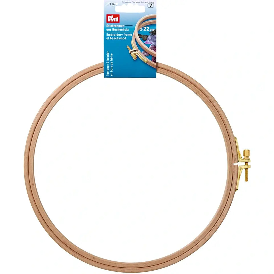 PRYM Wooden Embroidery Hoops from Jaycotts Sewing Supplies
