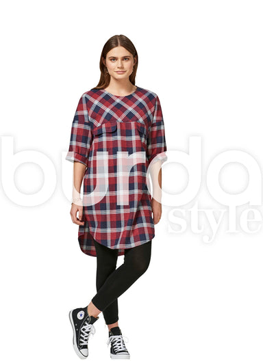 BD6475 Women’s Hooded Dress | Burda Style Pattern from Jaycotts Sewing Supplies
