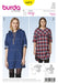 BD6475 Women’s Hooded Dress | Burda Style Pattern from Jaycotts Sewing Supplies