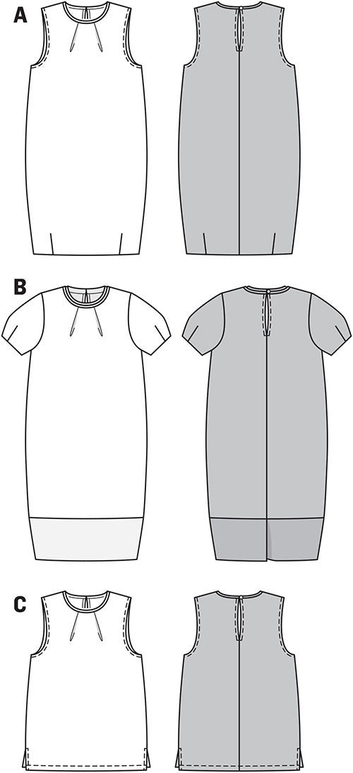 BD6914 Dress & Top | Easy from Jaycotts Sewing Supplies