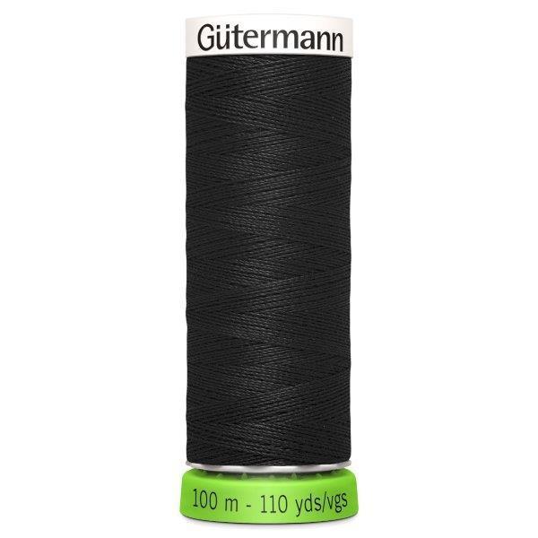 Gutermann Recycled Thread | 100m | Colour Black from Jaycotts Sewing Supplies