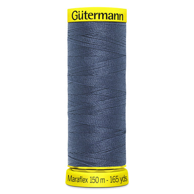 Gutermann Maraflex Stretchy Sewing Thread 150m colour 112 Blue grey from Jaycotts Sewing Supplies