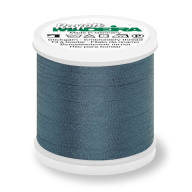 Madeira Rayon 40 Embroidery Thread 200m #1160 Medium Weathered Blue from Jaycotts Sewing Supplies