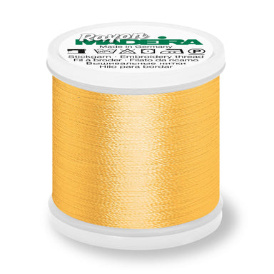 Madeira Rayon 40 Embroidery Thread 200m #1372 Yellow Gold from Jaycotts Sewing Supplies