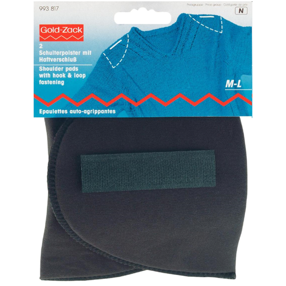 Prym Set In Shoulder Pads (Hook and Loop) from Jaycotts Sewing Supplies