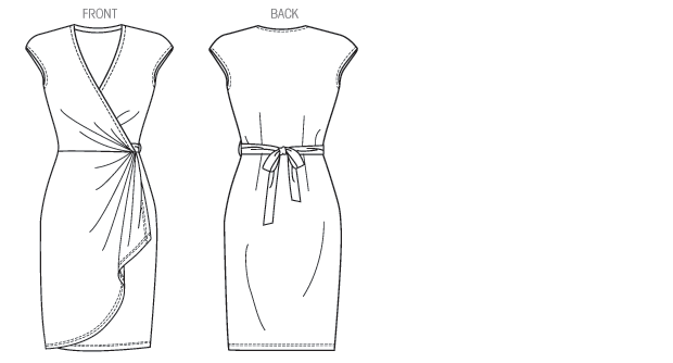 B6054 Misses' Dress | Easy from Jaycotts Sewing Supplies
