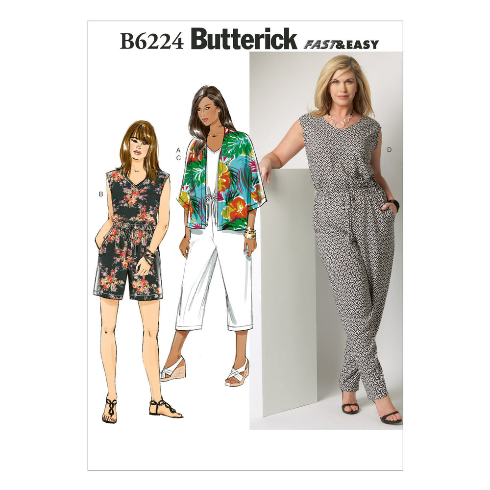 B6224 Women's Kimono and Jumpsuit from Jaycotts Sewing Supplies