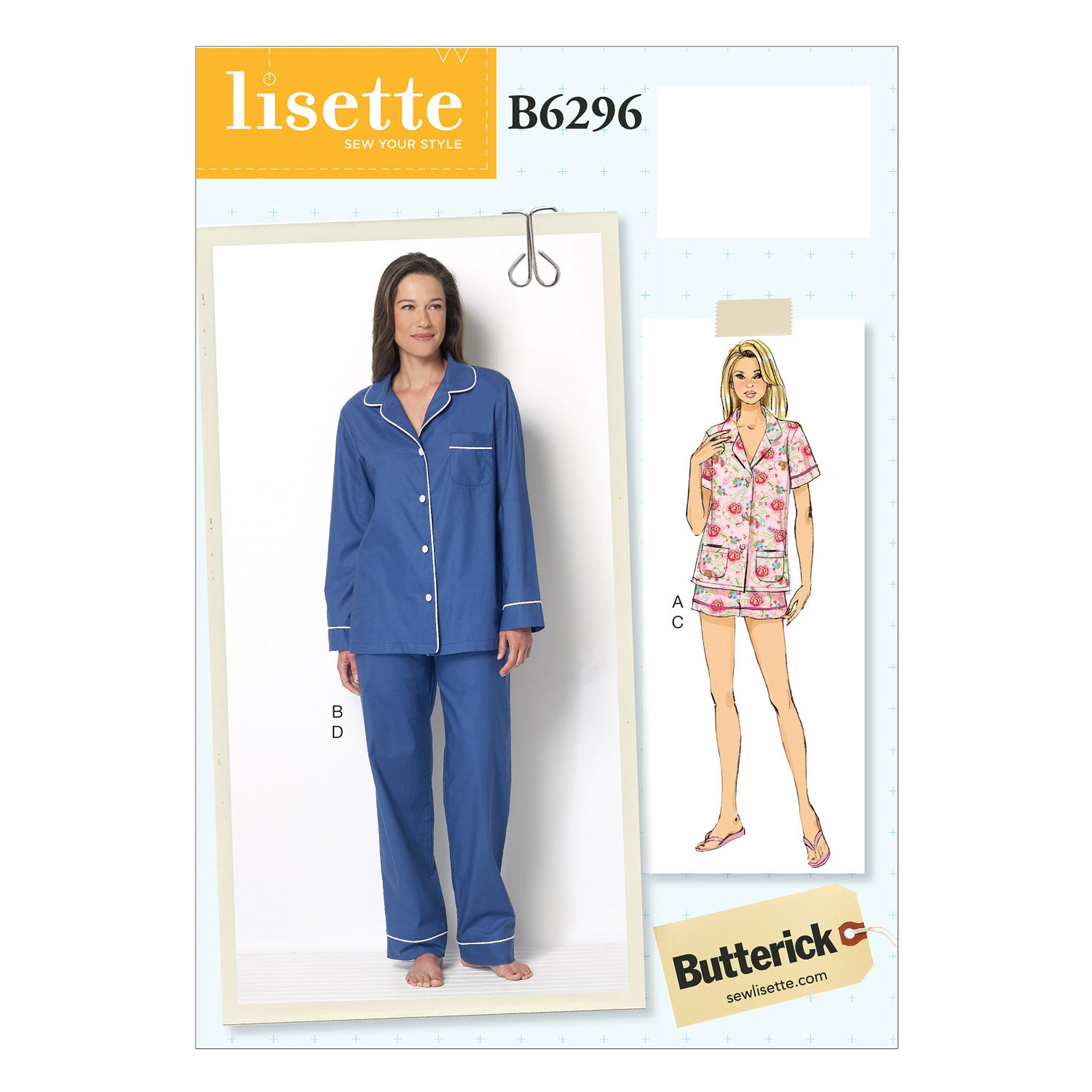 B6296  Misses' Top, Shorts and Pants from Jaycotts Sewing Supplies