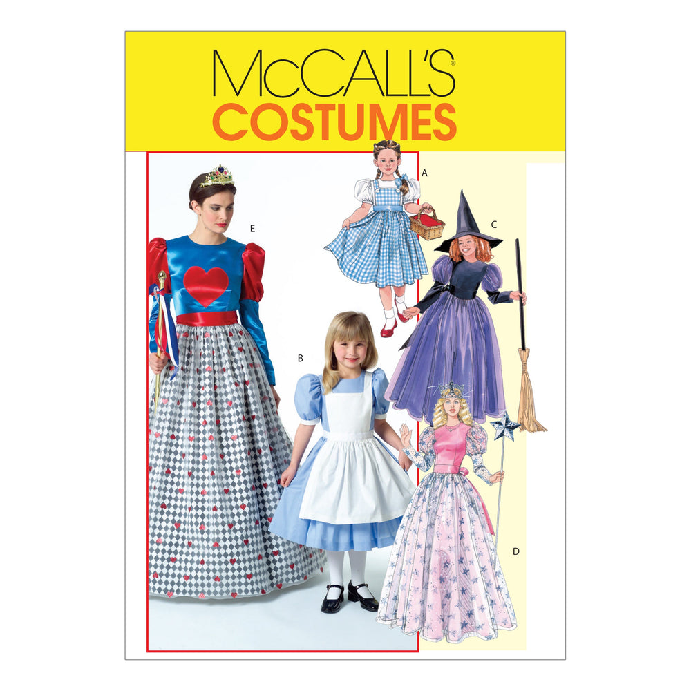 McCall's 4948 Misses'/Girls' Magical Storybook Costumes Pattern from Jaycotts Sewing Supplies
