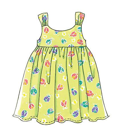M6017 Toddlers'/Children's Tops, Dresses, Shorts & Pants from Jaycotts Sewing Supplies