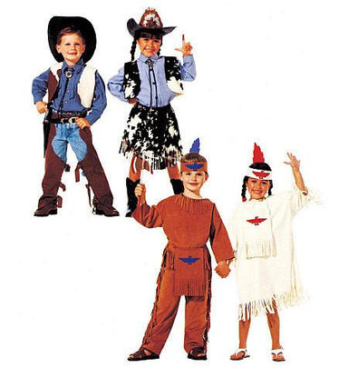 M7226 Children's, Boys' and Girls' Cowboys Costumes Pattern from Jaycotts Sewing Supplies