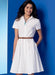 M7351 Misses' Shirtdress with pockets and belt from Jaycotts Sewing Supplies