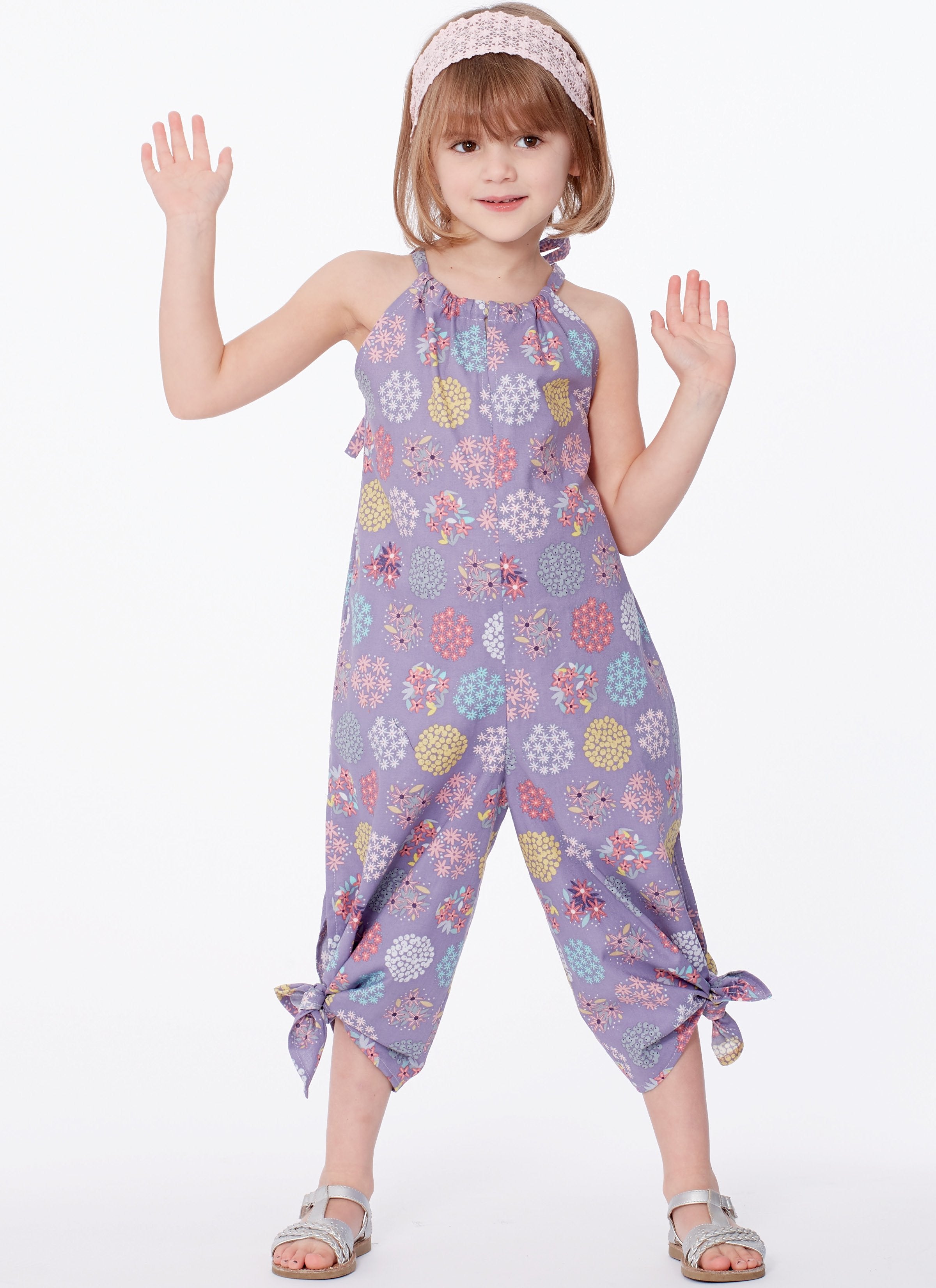McCall's 7917 Girl's Romper, Jumpsuit and Belt from Jaycotts Sewing Supplies