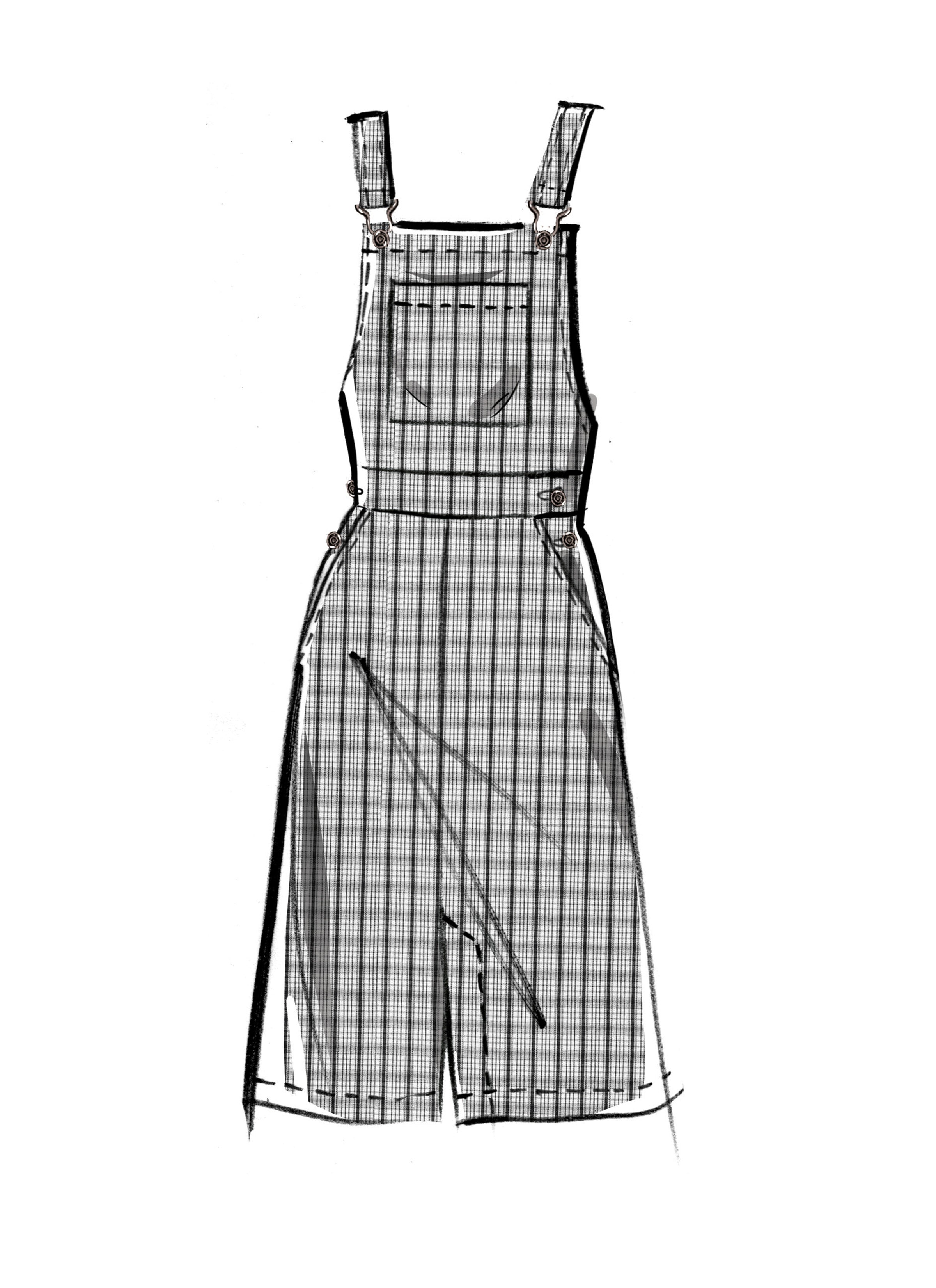 McCall's Sewing Pattern M8345 Misses' Skirt Overalls from Jaycotts Sewing Supplies