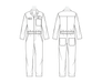 Know Me sewing pattern 2012 Men's Jumpsuit by Norris Dánta Ford from Jaycotts Sewing Supplies