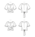 New Look sewing pattern 6733 Knit Tops from Jaycotts Sewing Supplies