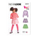 New Look Sewing Pattern 6747 Children's Hoodie and Skirts from Jaycotts Sewing Supplies